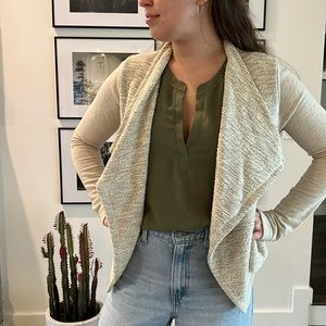Size Small - Lucky Brand - Cream Tweed Sweater